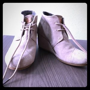 TOMs Desert Wedge Bootie